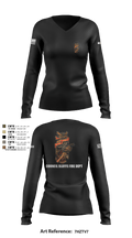 CBFD tac medics 89329509 Women's Long Sleeve V-neck Shirt - 1