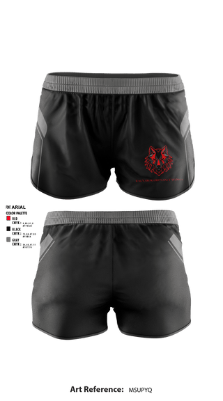 Women's Shorts, Ragnarok Ordnance Works, , Teamtime, Team time, sublimation, custom sports apparel, team uniforms, spirit wear, spiritwear, sports uniforms, custom shirts, team store, custom team store, fundraiser sports, apparel fundraiser