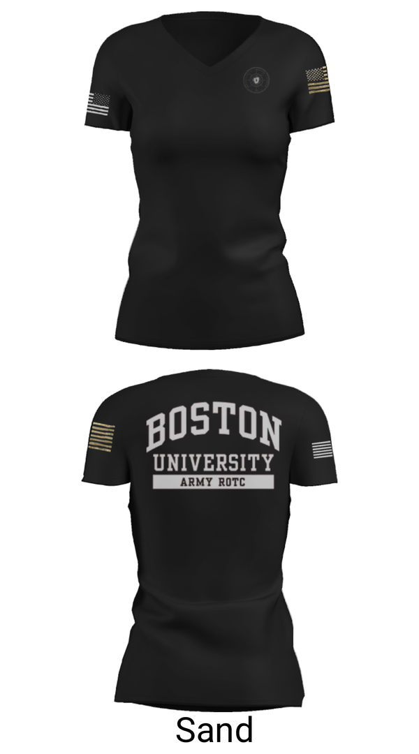 Women's Short Sleeve Vneck Shirt, , Army, Teamtime, Team time, sublimation, custom sports apparel, team uniforms, spirit wear, spiritwear, sports uniforms, custom shirts, team store, custom team store, fundraiser sports, apparel fundraiser