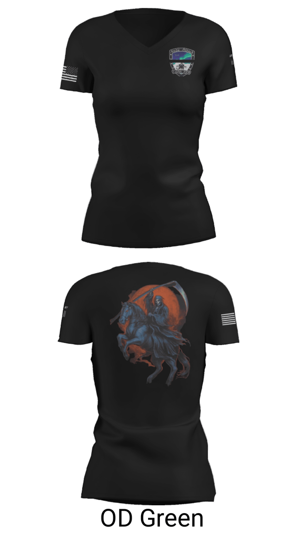 Women's Short Sleeve Vneck Shirt, , Army, Teamtime, Team time, sublimation, custom sports apparel, team uniforms, spirit wear, spiritwear, sports uniforms, custom shirts, team store, custom team store, fundraiser sports, apparel fundraiser