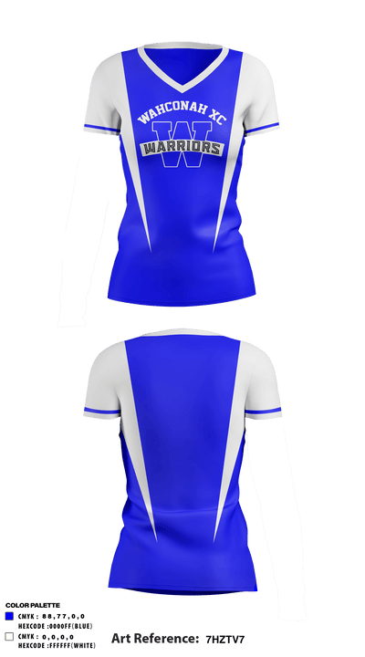Wahconah Regional High School Cross Country 50606854 Women's Short Sleeve V-neck Shirt - 41