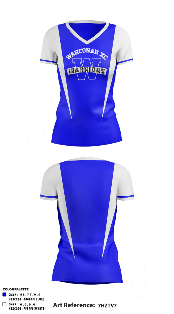 Women's Short Sleeve Vneck Shirt, Wahconah Regional High School Cross Country, Cross Country, Teamtime, Team time, sublimation, custom sports apparel, team uniforms, spirit wear, spiritwear, sports uniforms, custom shirts, team store, custom team store, fundraiser sports, apparel fundraiser