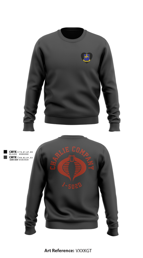 Crew Neck Sweatshirt, Cobra Company, Army, Teamtime, Team time, sublimation, custom sports apparel, team uniforms, spirit wear, spiritwear, sports uniforms, custom shirts, team store, custom team store, fundraiser sports, apparel fundraiser