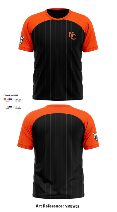North Canton Hoover Vikings 38397364 Short Sleeve Performance Shirt - 3
