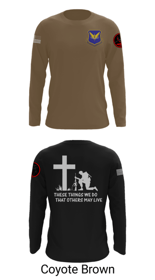 Long Sleeve Performance Shirt, , Air Force, Teamtime, Team time, sublimation, custom sports apparel, team uniforms, spirit wear, spiritwear, sports uniforms, custom shirts, team store, custom team store, fundraiser sports, apparel fundraiser