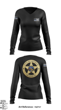 SDRPA 74726956 Women's Long Sleeve V-neck Shirt - 7