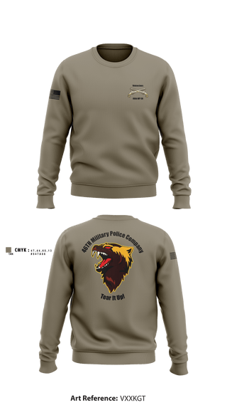 Crew Neck Sweatshirt, 46th Military Police Company, , Teamtime, Team time, sublimation, custom sports apparel, team uniforms, spirit wear, spiritwear, sports uniforms, custom shirts, team store, custom team store, fundraiser sports, apparel fundraiser
