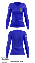 Station 3 6417470 Women's Long Sleeve V-neck Shirt - 2