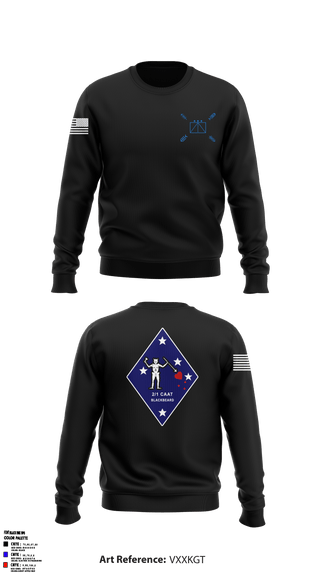Crew Neck Sweatshirt, , Marines, Teamtime, Team time, sublimation, custom sports apparel, team uniforms, spirit wear, spiritwear, sports uniforms, custom shirts, team store, custom team store, fundraiser sports, apparel fundraiser