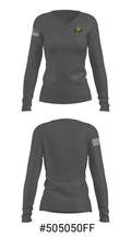 Los Alamos High School Golf 81156262 Women's Long Sleeve V-neck Shirt - 26