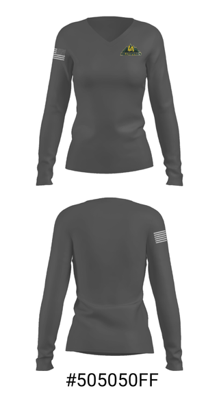 Women's Long Sleeve Vneck Shirt, Los Alamos High School Golf, Golf, Teamtime, Team time, sublimation, custom sports apparel, team uniforms, spirit wear, spiritwear, sports uniforms, custom shirts, team store, custom team store, fundraiser sports, apparel fundraiser