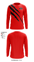 Cabot High School Wrestling 60443284 Long Sleeve Performance Shirt - 1