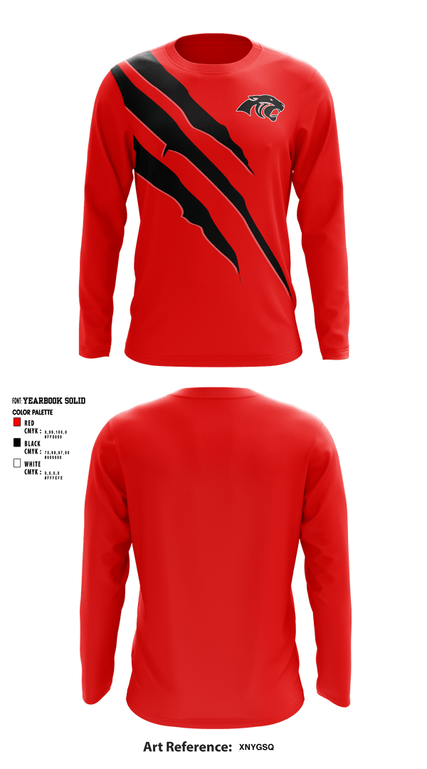 Long Sleeve Performance Shirt, Cabot High School Wrestling, Wrestling, Teamtime, Team time, sublimation, custom sports apparel, team uniforms, spirit wear, spiritwear, sports uniforms, custom shirts, team store, custom team store, fundraiser sports, apparel fundraiser