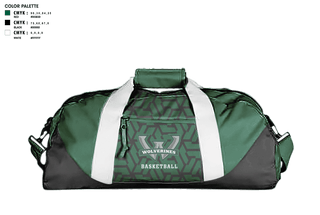 Duffle Bag, Woodland High School, Men's Basketball, Teamtime, Team time, sublimation, custom sports apparel, team uniforms, spirit wear, spiritwear, sports uniforms, custom shirts, team store, custom team store, fundraiser sports, apparel fundraiser