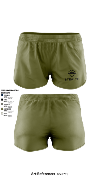 Women's Shorts, Stealth customs, , Teamtime, Team time, sublimation, custom sports apparel, team uniforms, spirit wear, spiritwear, sports uniforms, custom shirts, team store, custom team store, fundraiser sports, apparel fundraiser