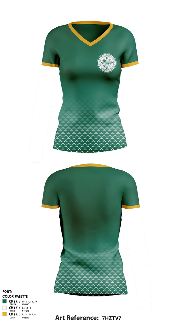 Women's Short Sleeve Vneck Shirt, Covington Latin School, Spirit Store, Teamtime, Team time, sublimation, custom sports apparel, team uniforms, spirit wear, spiritwear, sports uniforms, custom shirts, team store, custom team store, fundraiser sports, apparel fundraiser