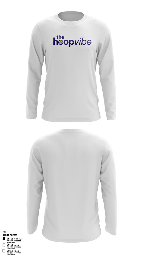 Long Sleeve Performance Shirt, The Hoop Vibe, Men's Basketball, Teamtime, Team time, sublimation, custom sports apparel, team uniforms, spirit wear, spiritwear, sports uniforms, custom shirts, team store, custom team store, fundraiser sports, apparel fundraiser