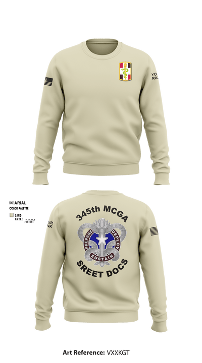 345th MCGA 98196690 Crew Neck Sweatshirt - 5