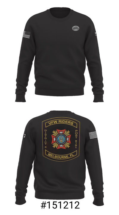 VFW Post 8191 13144984 Crew Neck Sweatshirt - 7