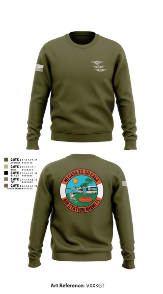 Crew Neck Sweatshirt, , Coast Guard, Teamtime, Team time, sublimation, custom sports apparel, team uniforms, spirit wear, spiritwear, sports uniforms, custom shirts, team store, custom team store, fundraiser sports, apparel fundraiser