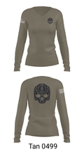 Mals-14 avionics 85940825 Women's Long Sleeve V-neck Shirt - 47