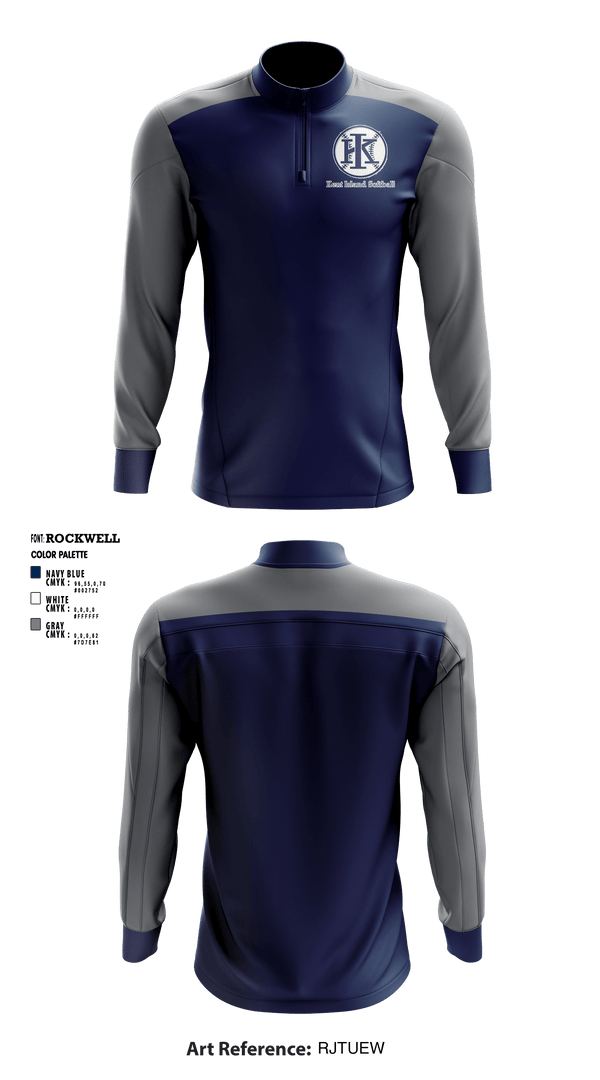Quarter Zip Jacket, Kent Island Youth Softball, Spirit Store, Teamtime, Team time, sublimation, custom sports apparel, team uniforms, spirit wear, spiritwear, sports uniforms, custom shirts, team store, custom team store, fundraiser sports, apparel fundraiser