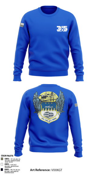 Crew Neck Sweatshirt, , Air Force, Teamtime, Team time, sublimation, custom sports apparel, team uniforms, spirit wear, spiritwear, sports uniforms, custom shirts, team store, custom team store, fundraiser sports, apparel fundraiser