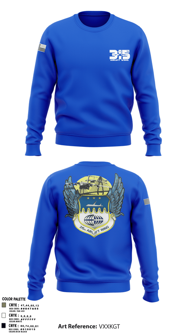 Crew Neck Sweatshirt, , Air Force, Teamtime, Team time, sublimation, custom sports apparel, team uniforms, spirit wear, spiritwear, sports uniforms, custom shirts, team store, custom team store, fundraiser sports, apparel fundraiser