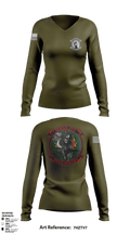 MWSS-272 72017699 Women's Long Sleeve V-neck Shirt - 1