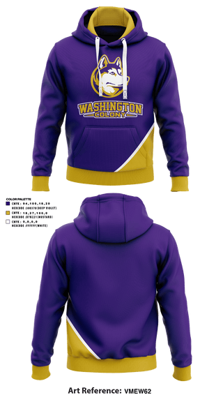 Hoodie, Washington Colony Middle School, Spirit Store, Teamtime, Team time, sublimation, custom sports apparel, team uniforms, spirit wear, spiritwear, sports uniforms, custom shirts, team store, custom team store, fundraiser sports, apparel fundraiser