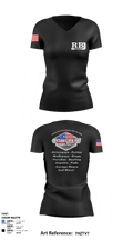 RBJ Concrete 52561308 Women's Short Sleeve V-neck Shirt - 2