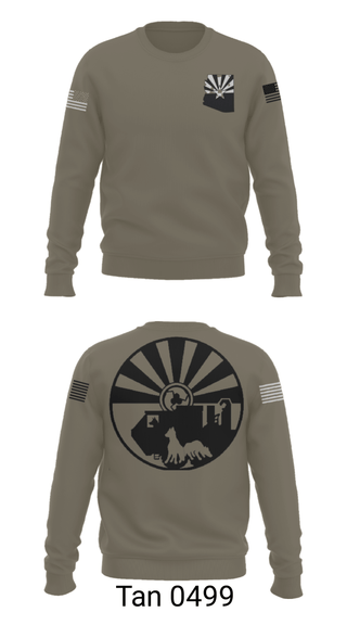 Crew Neck Sweatshirt, , Army, Teamtime, Team time, sublimation, custom sports apparel, team uniforms, spirit wear, spiritwear, sports uniforms, custom shirts, team store, custom team store, fundraiser sports, apparel fundraiser