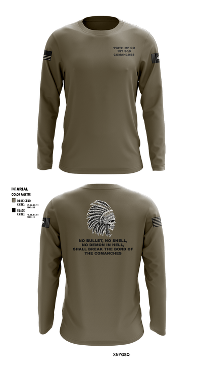 113th MP Company 24456487 Long Sleeve Performance Shirt - 2