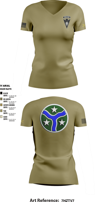Women's Short Sleeve Vneck Shirt, , Army, Teamtime, Team time, sublimation, custom sports apparel, team uniforms, spirit wear, spiritwear, sports uniforms, custom shirts, team store, custom team store, fundraiser sports, apparel fundraiser