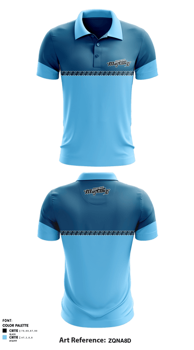 Durango HS WrestlingTeam Fishman 8720193 Short Sleeve Performance Polo - 1 (1)