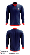 Arizona District 6 Little League Baseball 81927694 Quarter Zip Jacket - 36
