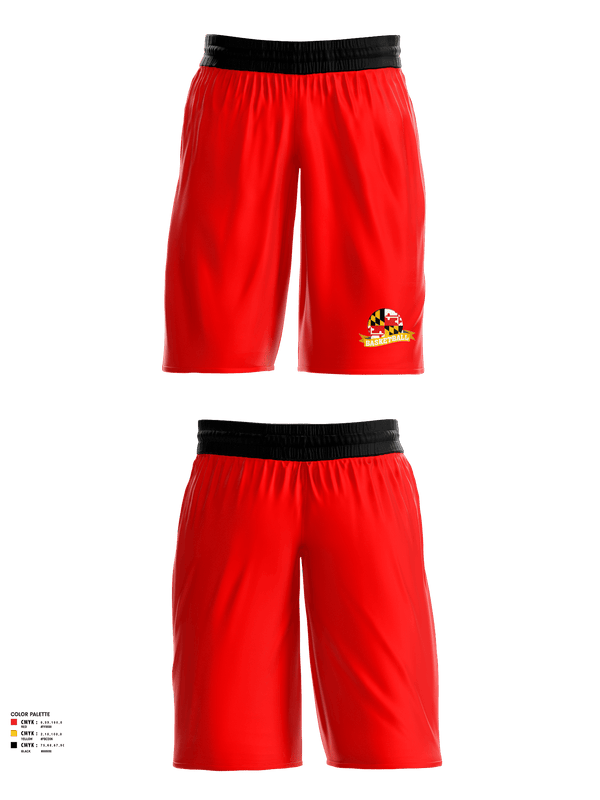 Mens Basketball Shorts, Mid Maryland Boys Basketball, Men's Basketball, Teamtime, Team time, sublimation, custom sports apparel, team uniforms, spirit wear, spiritwear, sports uniforms, custom shirts, team store, custom team store, fundraiser sports, apparel fundraiser