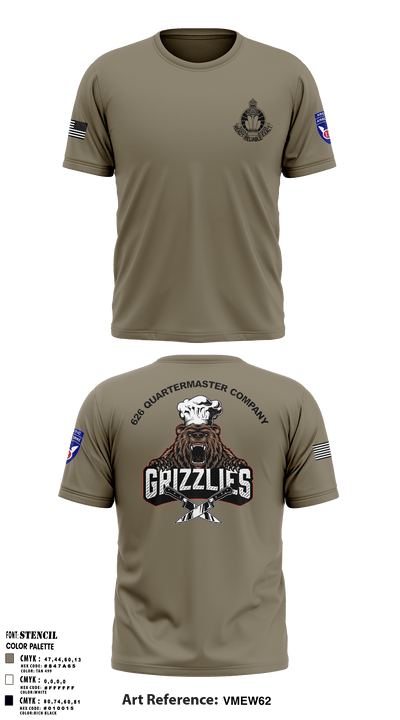 626 Quartermaster Company 65274305 Short Sleeve Performance Shirt - 1