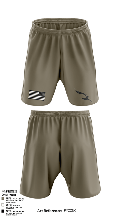 Eagle-6 Studios 4013441 Athletic Shorts With Pockets - 1