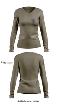 59th Quartermaster 16282203 Women's Long Sleeve V-neck Shirt - 3