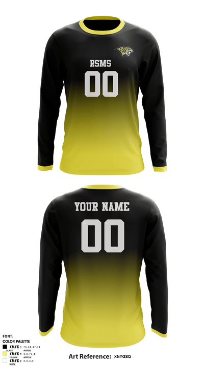 RSMS Volleyball 36296110 Long Sleeve Performance Shirt - 1