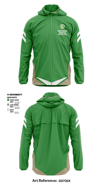 Montessori Seeds Of Education 89248990 Windbreaker - 3