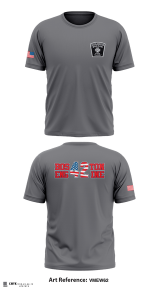 Short Sleeve Performance Shirt, Boston Fire Department Engine-42, , Teamtime, Team time, sublimation, custom sports apparel, team uniforms, spirit wear, spiritwear, sports uniforms, custom shirts, team store, custom team store, fundraiser sports, apparel fundraiser
