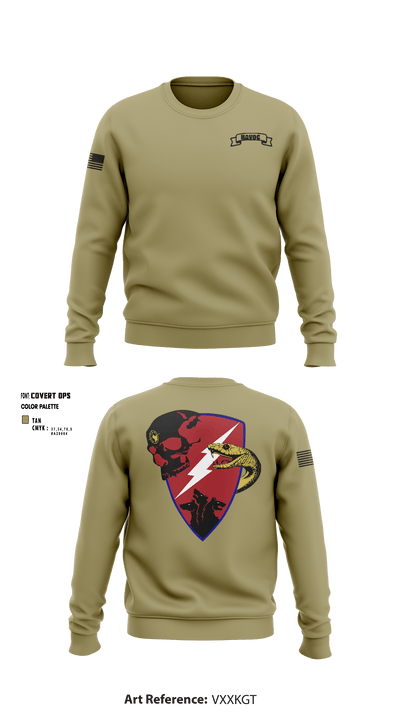 HHC 1-635TH AR 79044047 Crew Neck Sweatshirt - 3