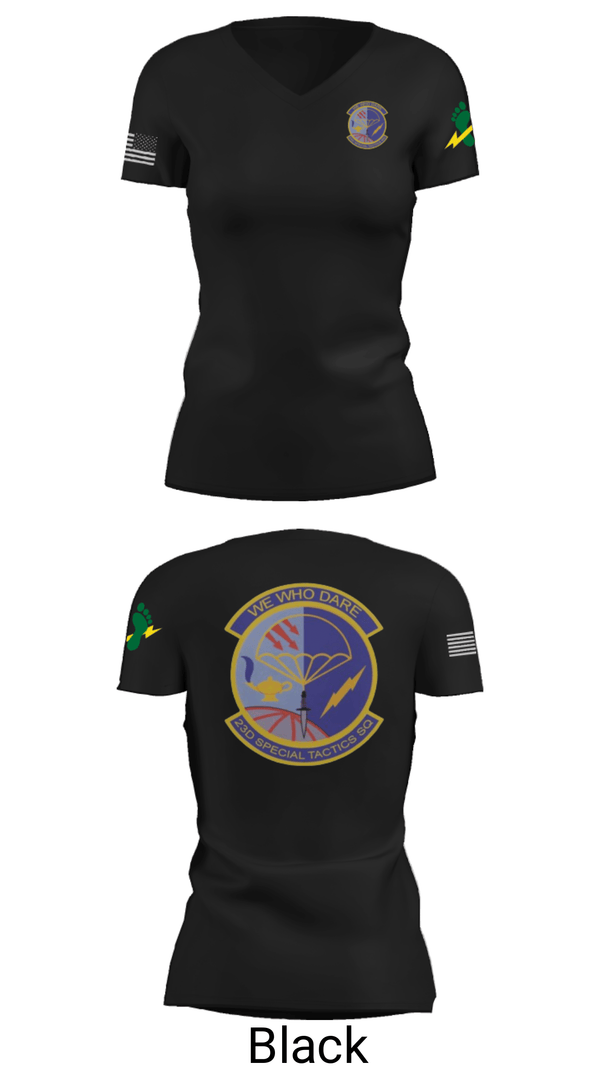 Women's Short Sleeve Vneck Shirt, , Air Force, Teamtime, Team time, sublimation, custom sports apparel, team uniforms, spirit wear, spiritwear, sports uniforms, custom shirts, team store, custom team store, fundraiser sports, apparel fundraiser