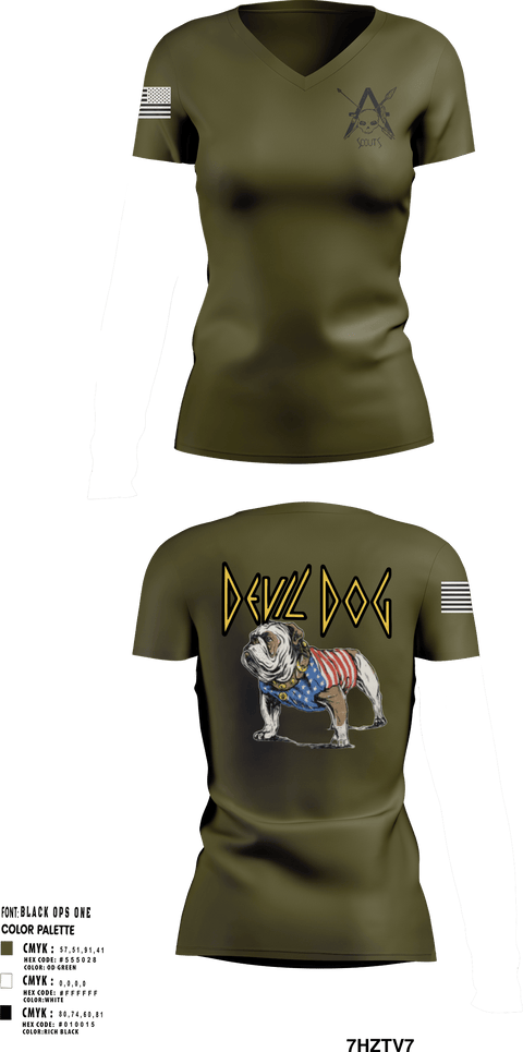 Women's Short Sleeve Vneck Shirt, Light armored reconnaissance, Marines, Teamtime, Team time, sublimation, custom sports apparel, team uniforms, spirit wear, spiritwear, sports uniforms, custom shirts, team store, custom team store, fundraiser sports, apparel fundraiser