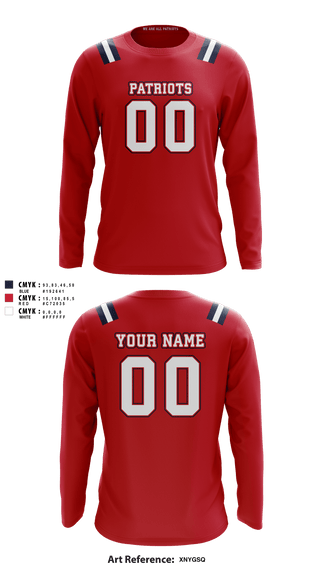 Long Sleeve Performance Shirt, Merrimack Valley Flag Football, Football, Teamtime, Team time, sublimation, custom sports apparel, team uniforms, spirit wear, spiritwear, sports uniforms, custom shirts, team store, custom team store, fundraiser sports, apparel fundraiser