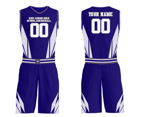 Womens Reversible Basketball Jersey, East Junior High School Basketball, Men's Basketball, Teamtime, Team time, sublimation, custom sports apparel, team uniforms, spirit wear, spiritwear, sports uniforms, custom shirts, team store, custom team store, fundraiser sports, apparel fundraiser