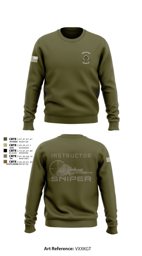 Crew Neck Sweatshirt, Sniper, Police, Teamtime, Team time, sublimation, custom sports apparel, team uniforms, spirit wear, spiritwear, sports uniforms, custom shirts, team store, custom team store, fundraiser sports, apparel fundraiser