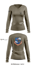 11th Bomb Sqadron 67682799 Women's Long Sleeve V-neck Shirt - 2